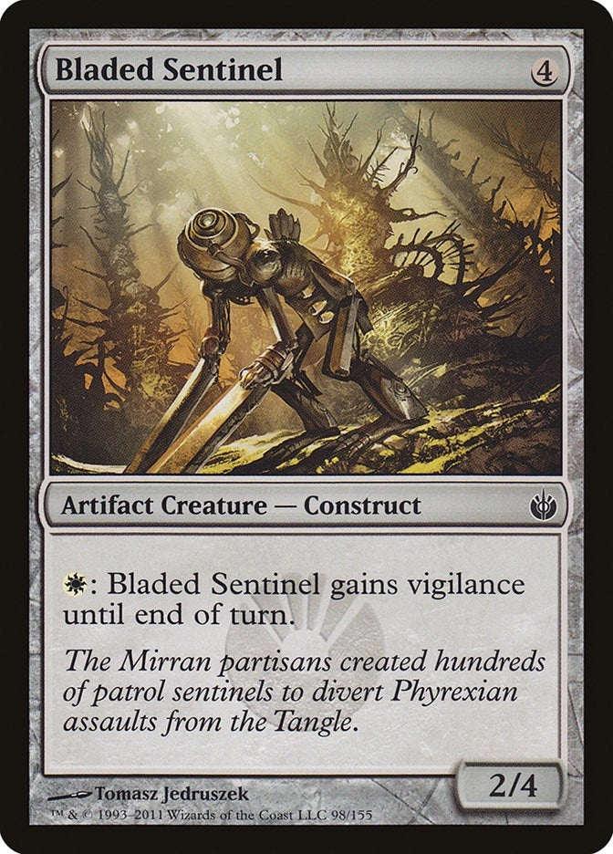 Image for Bladed Sentinel (98) (Mirrodin Besieged) (MBS) - Magic: The Gathering