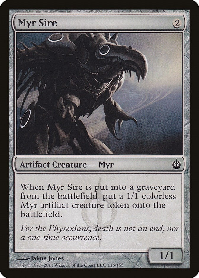 Image for Myr Sire (116) (Mirrodin Besieged) (MBS) - Magic: The Gathering
