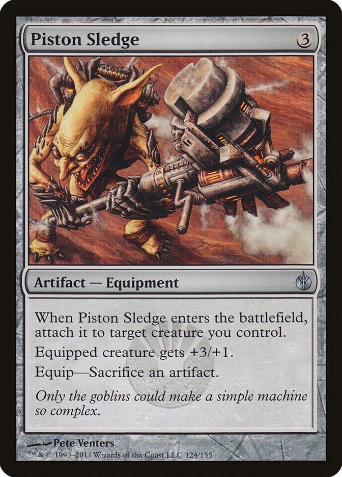 Image for Piston Sledge (124) (Mirrodin Besieged) (MBS) - Magic: The Gathering