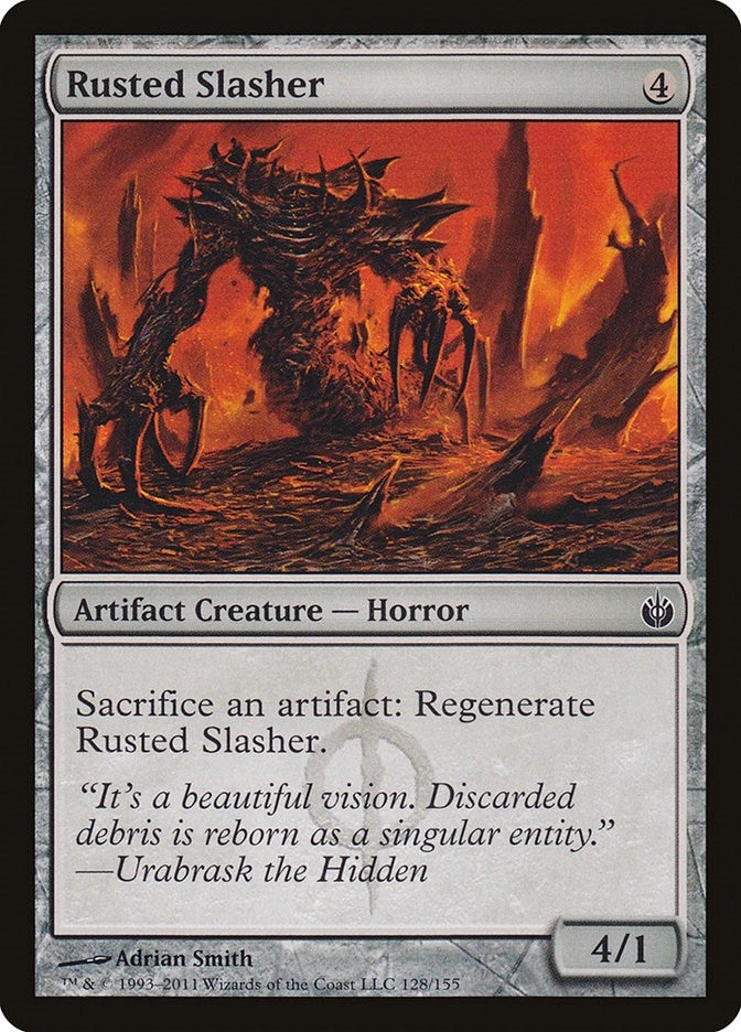 Image for Rusted Slasher (128) (Mirrodin Besieged) (MBS) - Magic: The Gathering