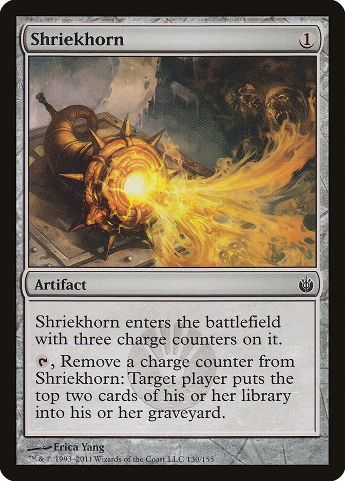 Image for Shriekhorn (130) (Mirrodin Besieged) (MBS) - Magic: The Gathering