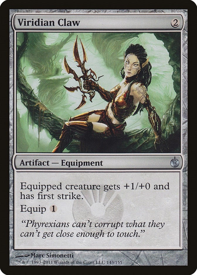 Image for Viridian Claw (143) (Mirrodin Besieged) (MBS) - Magic: The Gathering