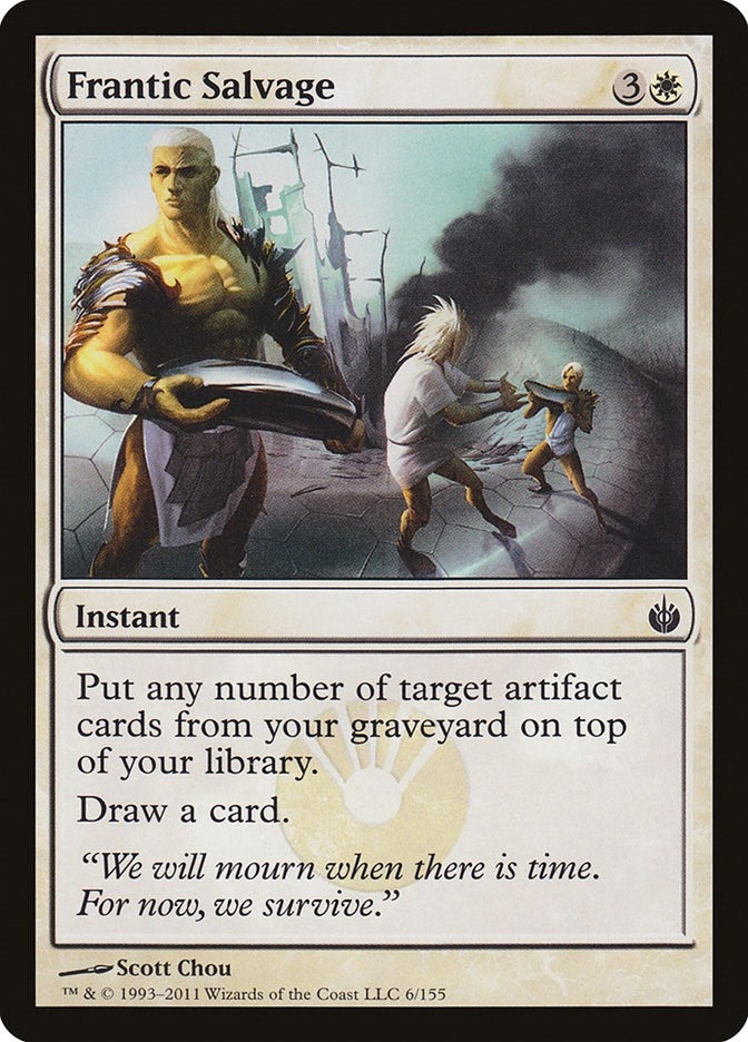 Image for Frantic Salvage (6) (Mirrodin Besieged) (MBS) - Magic: The Gathering