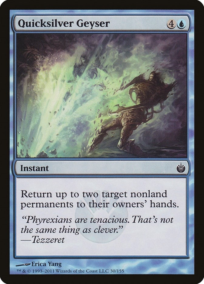 Image for Quicksilver Geyser (30) (Mirrodin Besieged) (MBS) - Magic: The Gathering