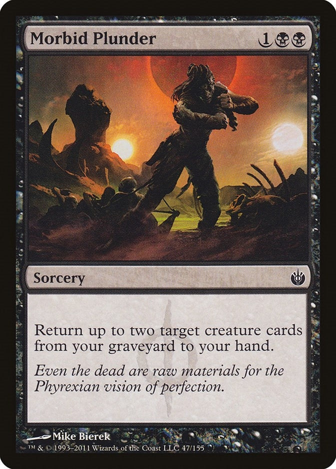 Image for Morbid Plunder (47) (Mirrodin Besieged) (MBS) - Magic: The Gathering