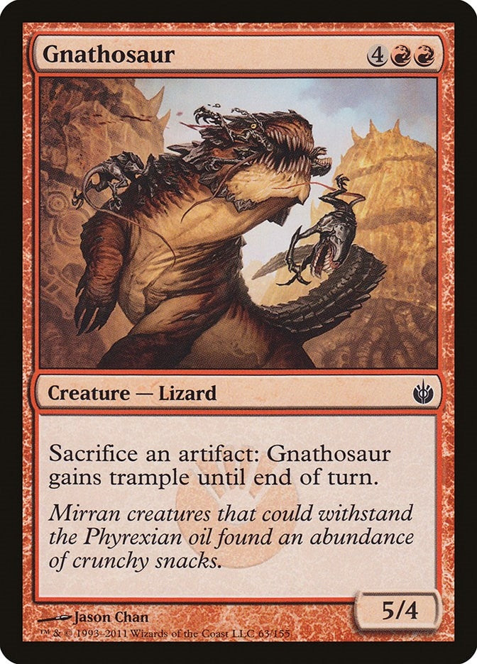 Image for Gnathosaur (63) (Mirrodin Besieged) (MBS) - Magic: The Gathering