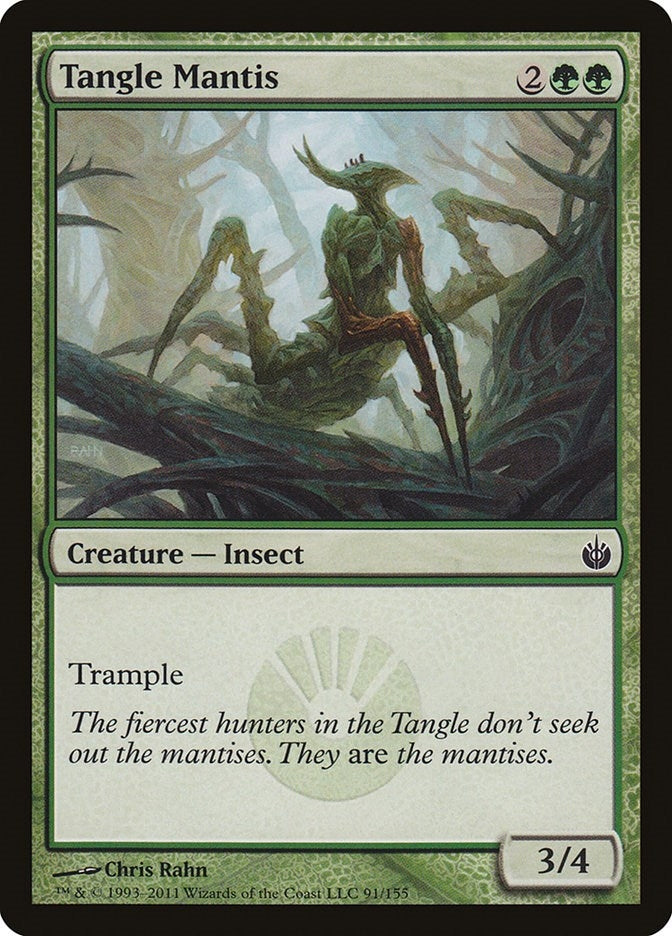 Image for Tangle Mantis (91) (Mirrodin Besieged) (MBS) - Magic: The Gathering