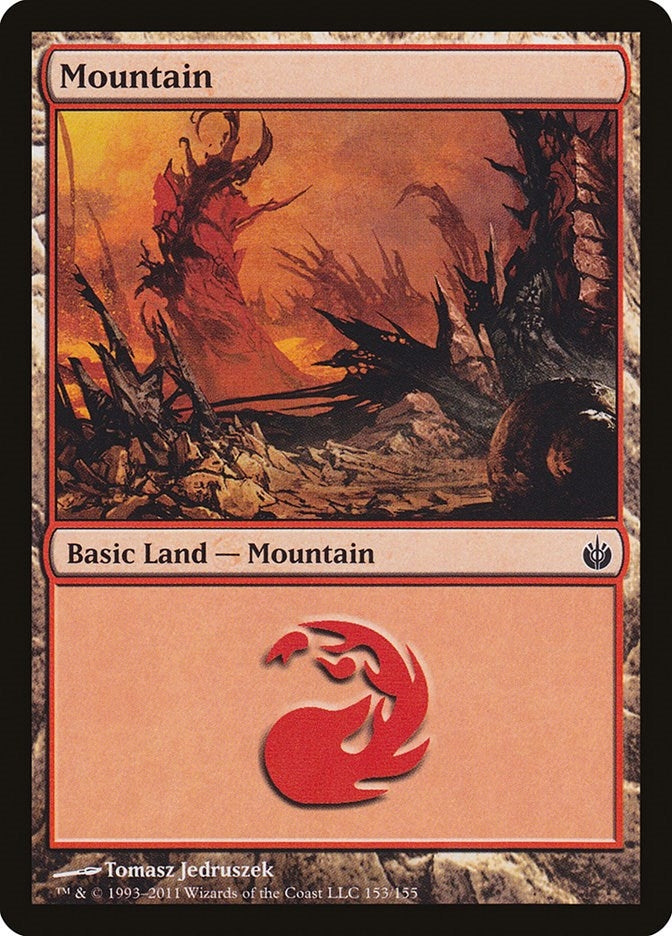 Image for Mountain (153) (153) (Mirrodin Besieged) (MBS) - Magic: The Gathering