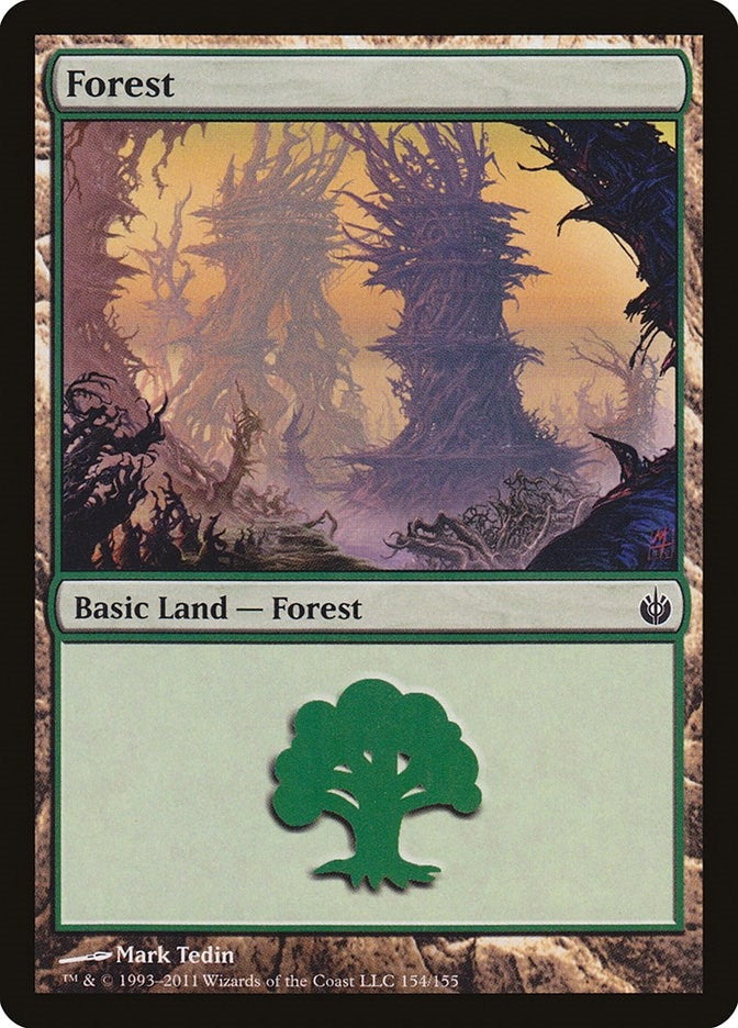 Image for Forest (154) (154) (Mirrodin Besieged) (MBS) - Magic: The Gathering