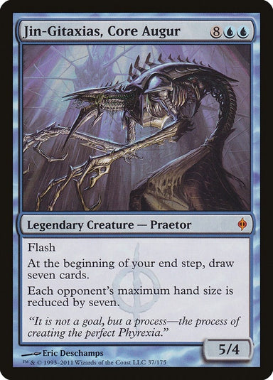Image for Jin-Gitaxias, Core Augur (37) (New Phyrexia) - Magic: The Gathering