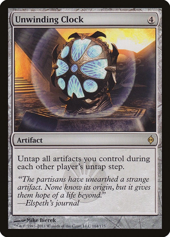 Image for Unwinding Clock (164) (New Phyrexia) - Magic: The Gathering