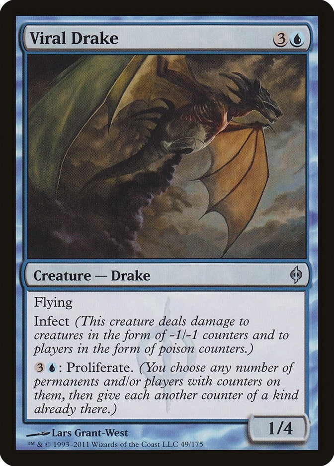 Image for Viral Drake (49) (New Phyrexia) (NPH) - Magic: The Gathering