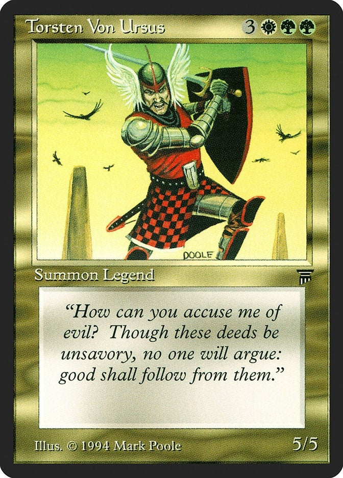 Image for Torsten Von Ursus (Legends) (LEG) - Magic: The Gathering