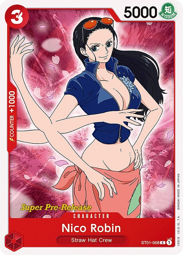 Nico Robin (ST01-008) (Super Pre-Release Starter Deck 1: Straw Hat Crew)