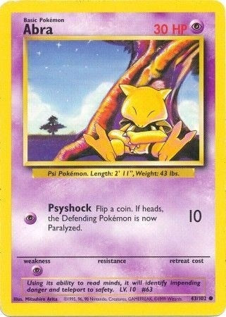 Abra (043/102) (Base Set)