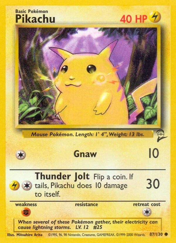 Pikachu (087/130) (Base Set 2)