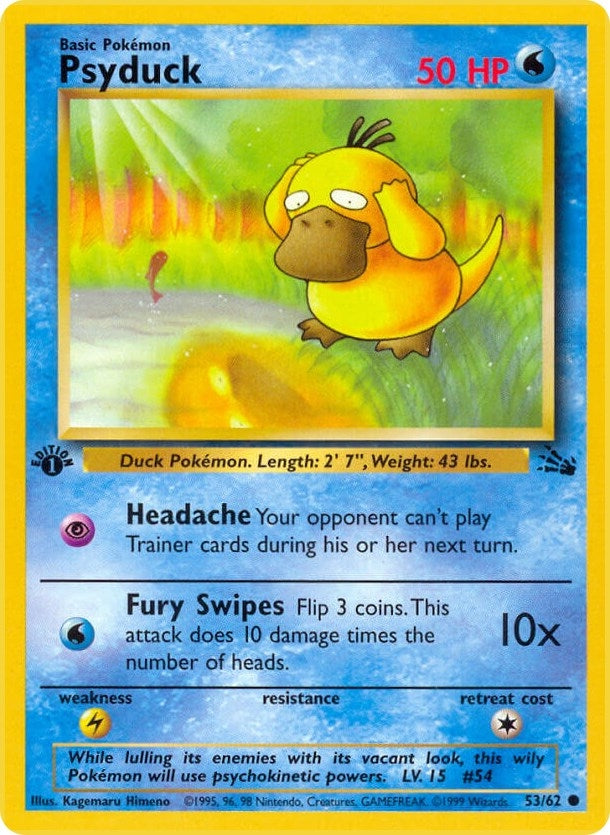 Psyduck (53/62) (Fossil)