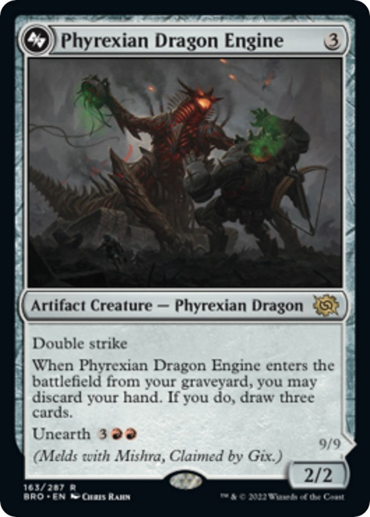 Image for Phyrexian Dragon Engine (163) (The Brothers' War) (BRO) - Magic: The Gathering