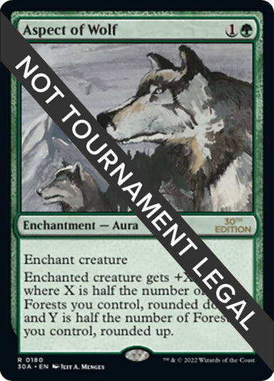 Image for Aspect of Wolf (180) - Magic: The Gathering