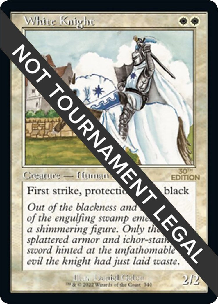 Image for White Knight (Retro Frame) (340) - Magic: The Gathering