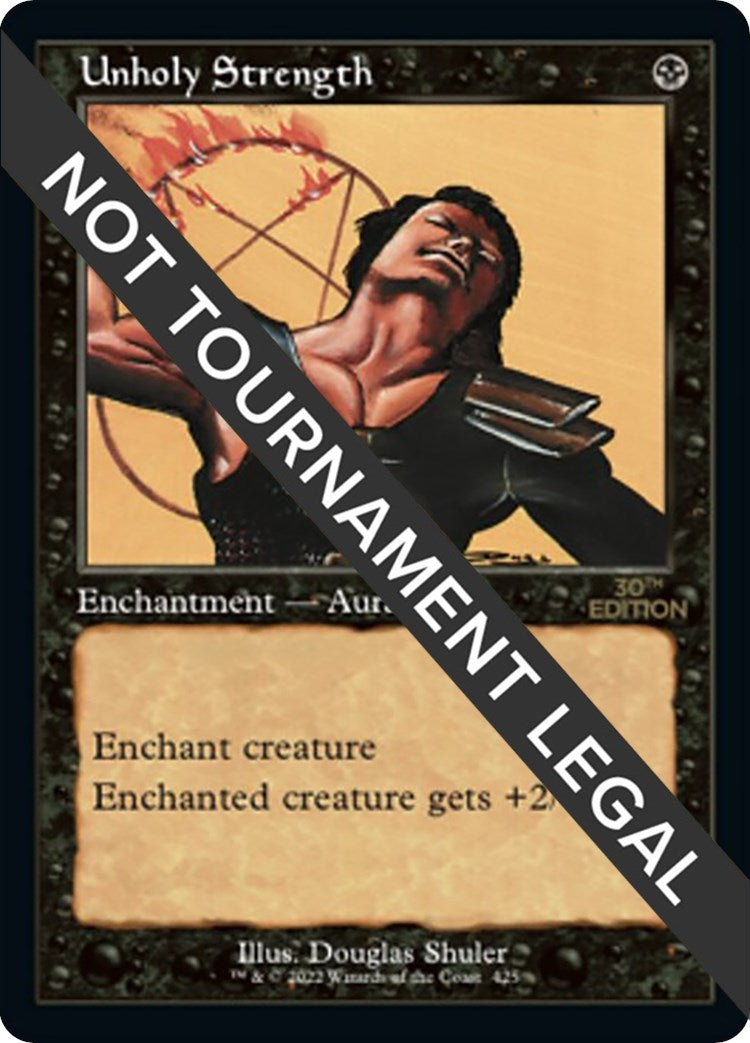 Image for Unholy Strength (Retro Frame) (425) - Magic: The Gathering