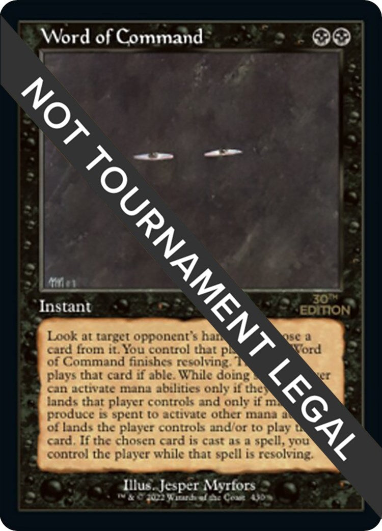 Image for Word of Command (Retro Frame) (430) - Magic: The Gathering