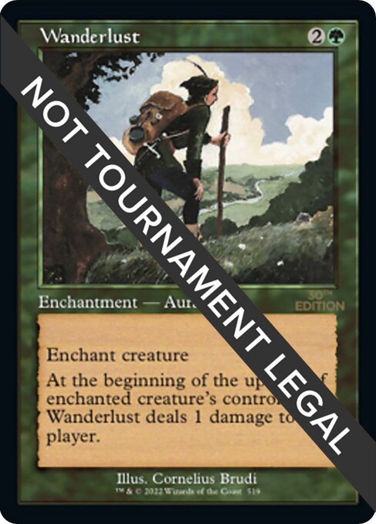 Image for Wanderlust (Retro Frame) (519) - Magic: The Gathering