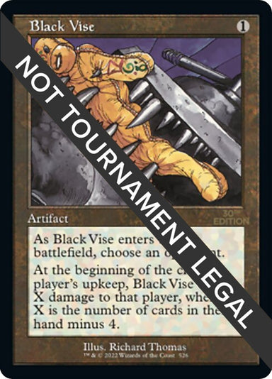 Image for Black Vise (Retro Frame) (526) - Magic: The Gathering