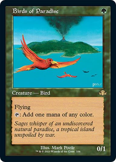 Image for Birds of Paradise (Retro Frame) (336) - Magic: The Gathering