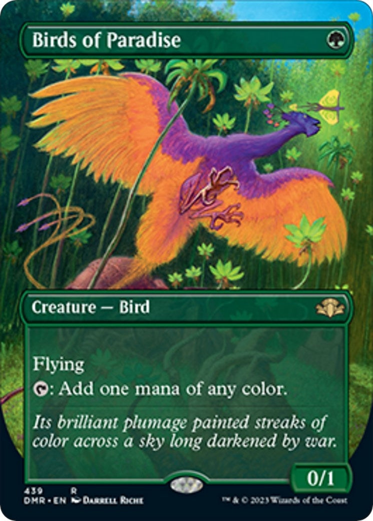 Image for Birds of Paradise (Borderless) (439) - Magic: The Gathering