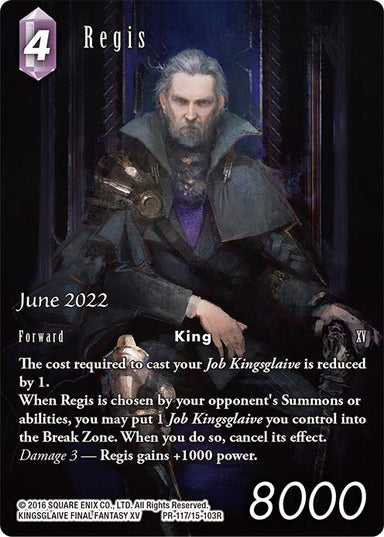 Image for Regis (Full Art) (June 2022) (PR-117/15-103R) (FF: Promo Cards) (PR) - Final Fantasy TCG