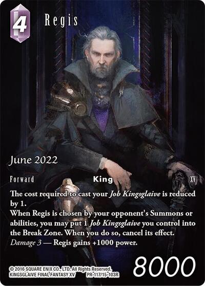 PR-117/15-103R - Regis (Full Art) (June 2022)