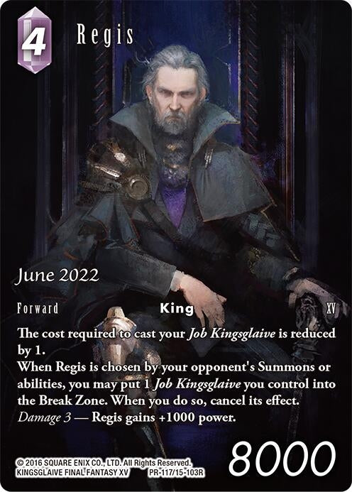 Image for Regis (Full Art) (June 2022) (PR-117/15-103R) (FF: Promo Cards) (PR) - Final Fantasy TCG