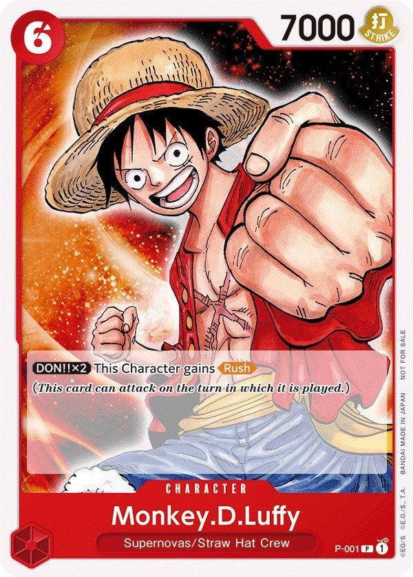 Monkey.D.Luffy (Promotion Pack 2022) (P-001) (One Piece Promotion Cards)
