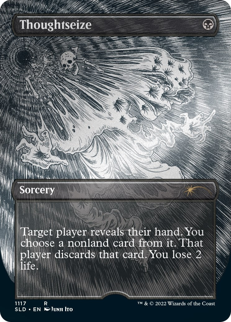 Image for Thoughtseize (1117) (Foil Etched) (1117) (Secret Lair Drop Series) (SLD) - Magic: The Gathering