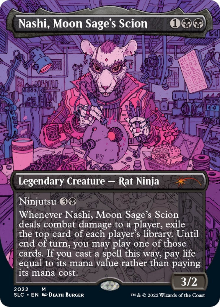 Image for Nashi, Moon Sage's Scion (2022) (Secret Lair Countdown Kit) (SLC) - Magic: The Gathering