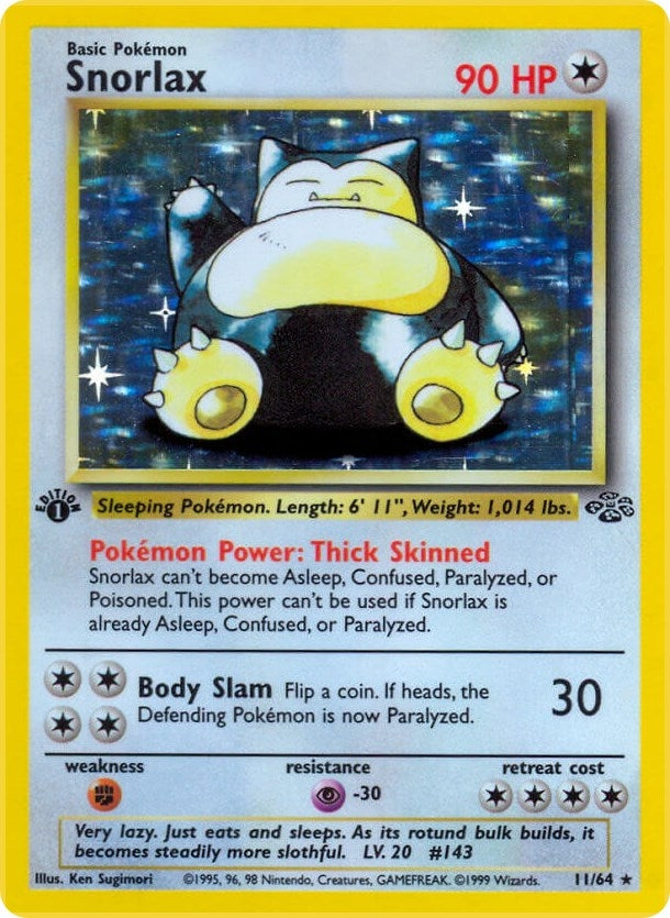 Snorlax (11) (11/64) (Jungle)