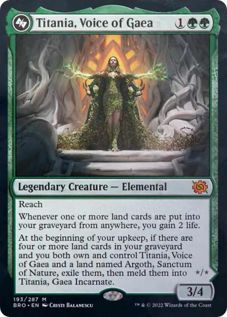 Titania, Voice of Gaea (193) (The Brothers' War)