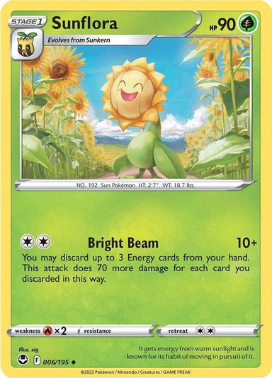 Image for Sunflora (006/195) (SWSH12: Silver Tempest) - Pokemon