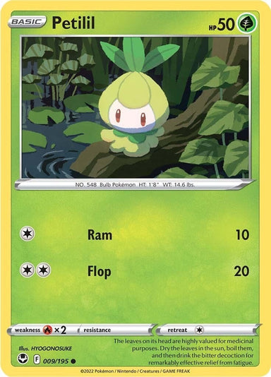 Image for Petilil (009/195) (SWSH12: Silver Tempest) - Pokemon