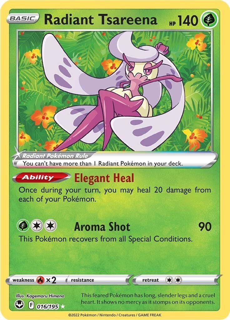 Image for Radiant Tsareena (016/195) (SWSH12: Silver Tempest) - Pokemon