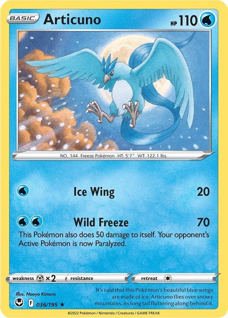 Image for Articuno (036/195) (SWSH12: Silver Tempest) - Pokemon