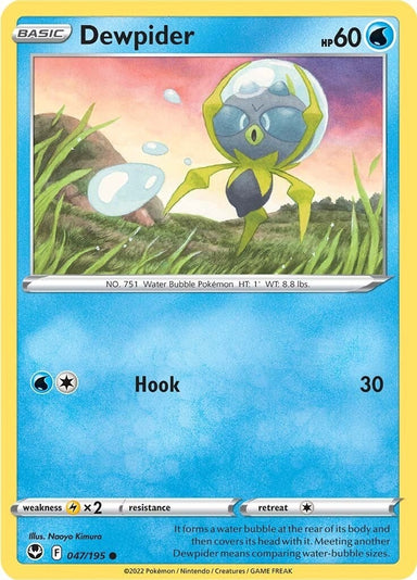 Image for Dewpider (047/195) (SWSH12: Silver Tempest) - Pokemon