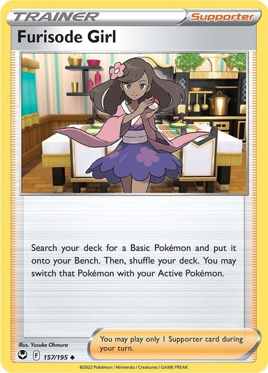 Image for Furisode Girl (157/195) (SWSH12: Silver Tempest) - Pokemon