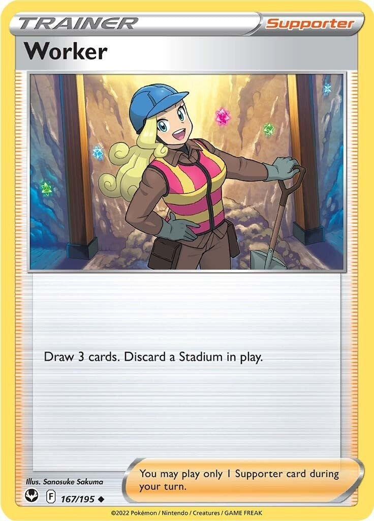 Image for Worker (167/195) (SWSH12: Silver Tempest) - Pokemon