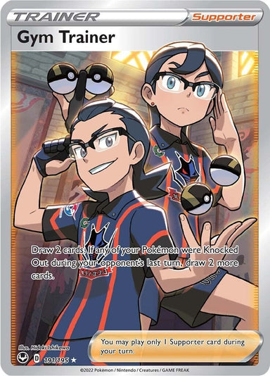 Image for Gym Trainer (Full Art) (191/195) (SWSH12: Silver Tempest) - Pokemon