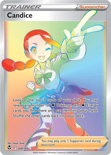 Image for Candice (Secret) (204/195) (SWSH12: Silver Tempest) - Pokemon