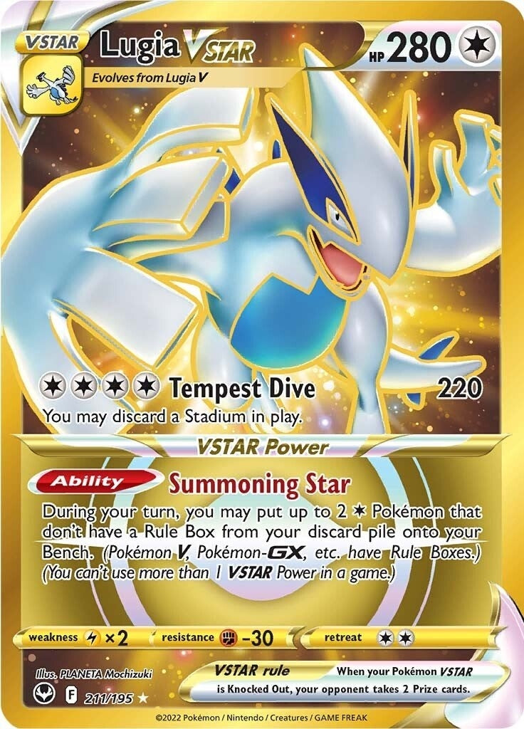 Image for Lugia VSTAR (Secret) (211) (211/195) (SWSH12: Silver Tempest) - Pokemon