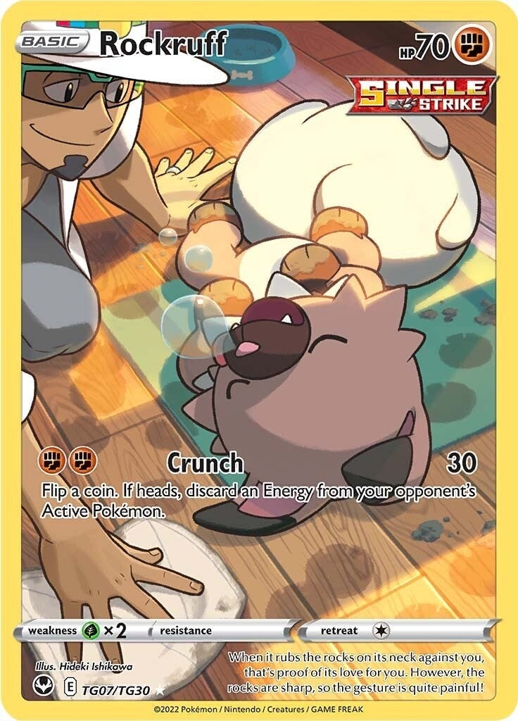 Image for Rockruff (TG07/TG30) (SWSH12: Silver Tempest Trainer Gallery) (SWSH12: TG) - Pokemon