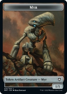Image for Myr // Powerstone Double-Sided Token (10 // 7) - Magic: The Gathering